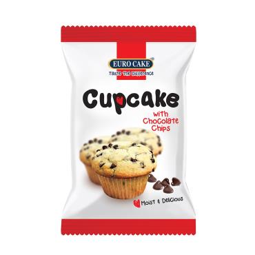 Eurocake-Single Cupcake Chocolate Chip_Wrapper Packshot 