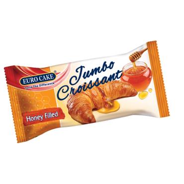 Eurocake_Jumbo Croissant Honey Filled_Wrapper Packshot 